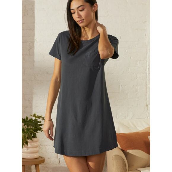 UpWest Dresses & Skirts - UpWest T-Shirt Dress XS Organic Cotton Pocket Tee Classic Minimal Capsule Piece